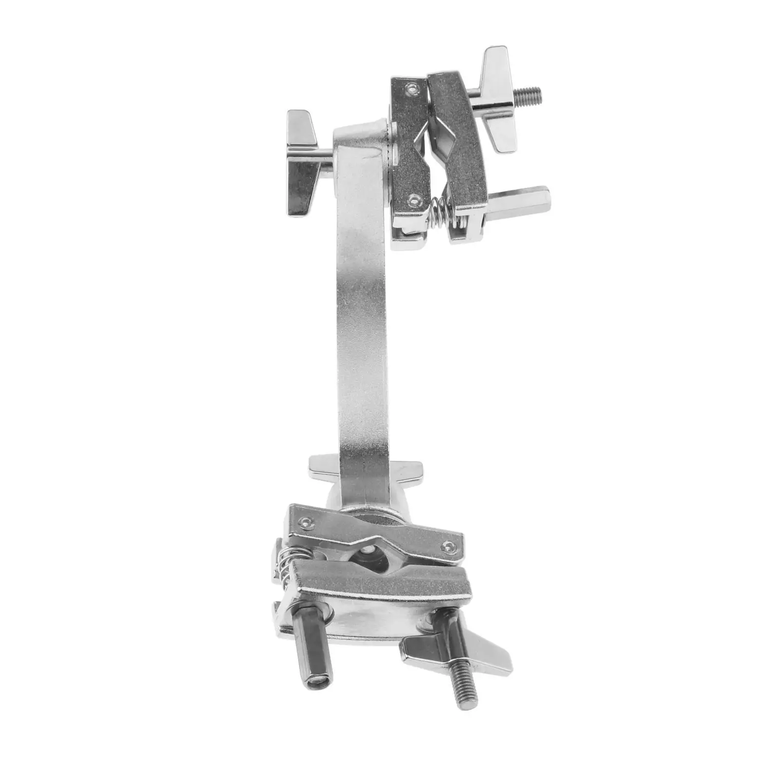 

Silver Drum Stand Professional Drum Mount Bracket with Expanding Clamp Holder for Musical Instrument