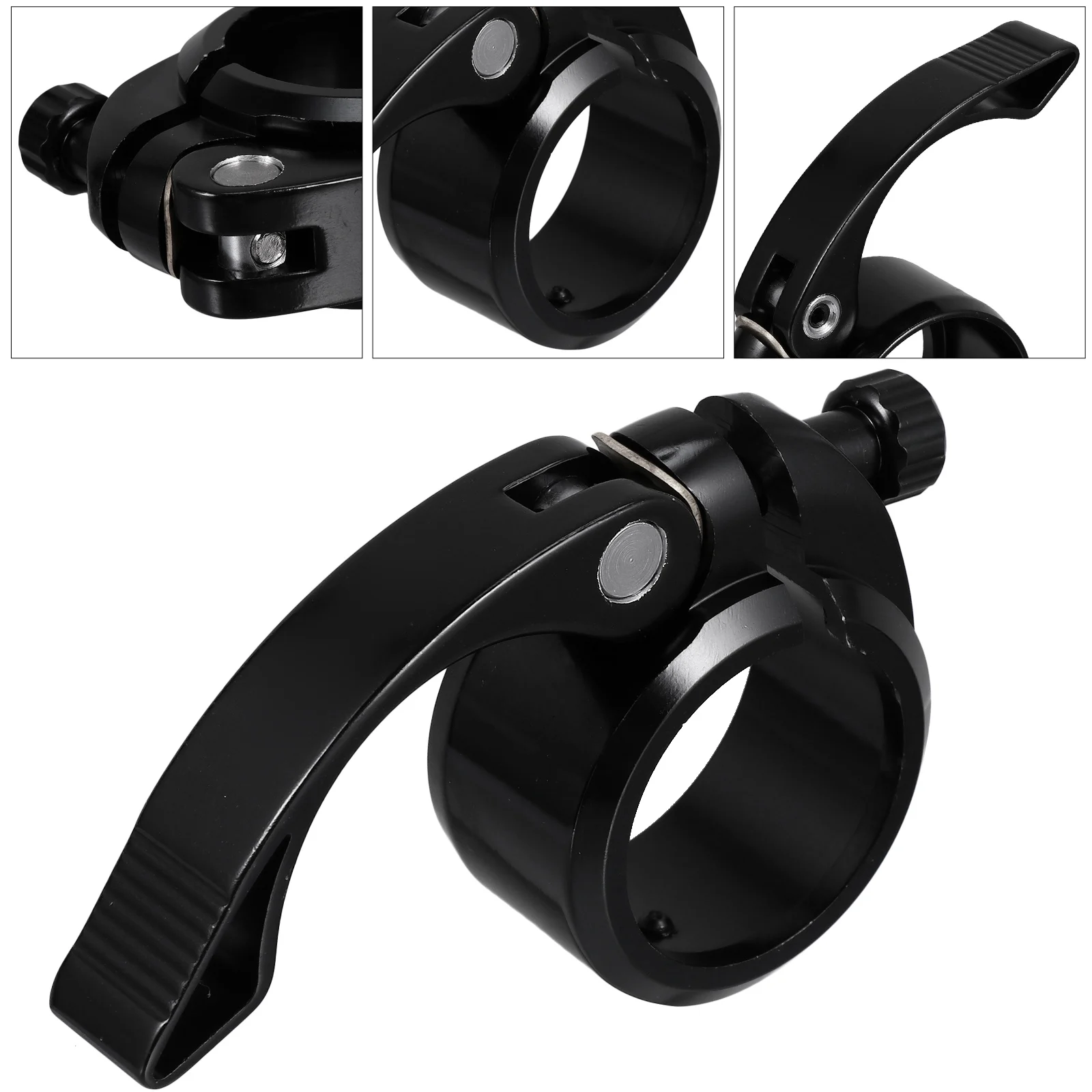 

1Pcs Seatpost Clamp with Powerful Bolt Closure Round Design Smooth Edges Fit Most Bike Seat Tubes Riding Seatpost Clamp Bike