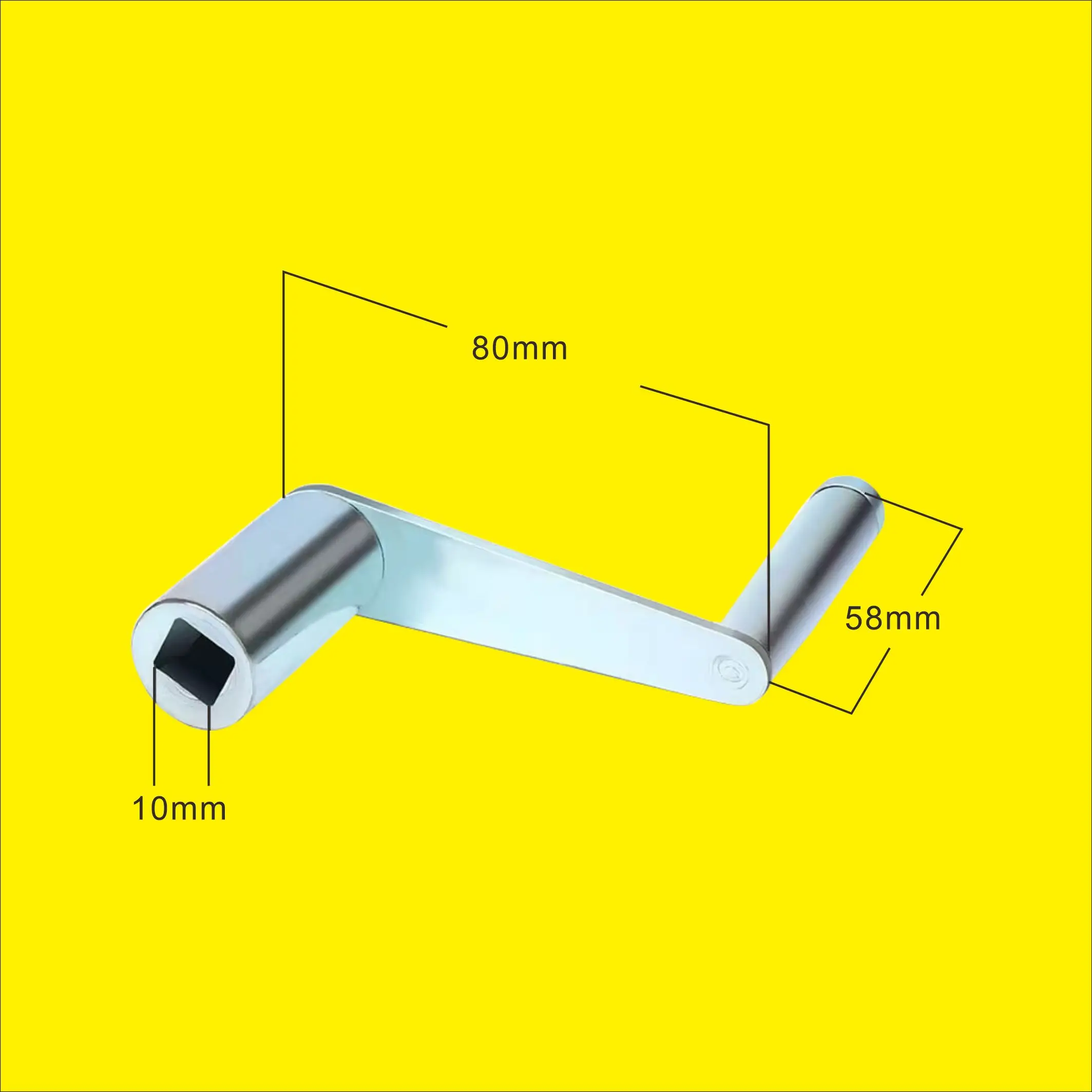 ملحقات قطع الأسلاك اسطوانة الأسلاك مقبض السلك العلوي على شكل حرف Z كرنك اليد مربع ثقب صغير القطر الداخلي 8/10/12 مللي متر مناسب