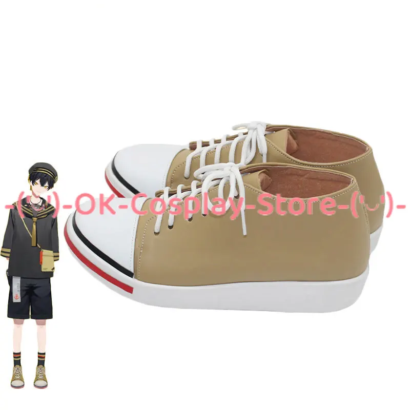 Yatogami Fuma Cosplay Shoes Vtuber Cosplay Props Halloween Carnival Boots PU Shoes Custom Made