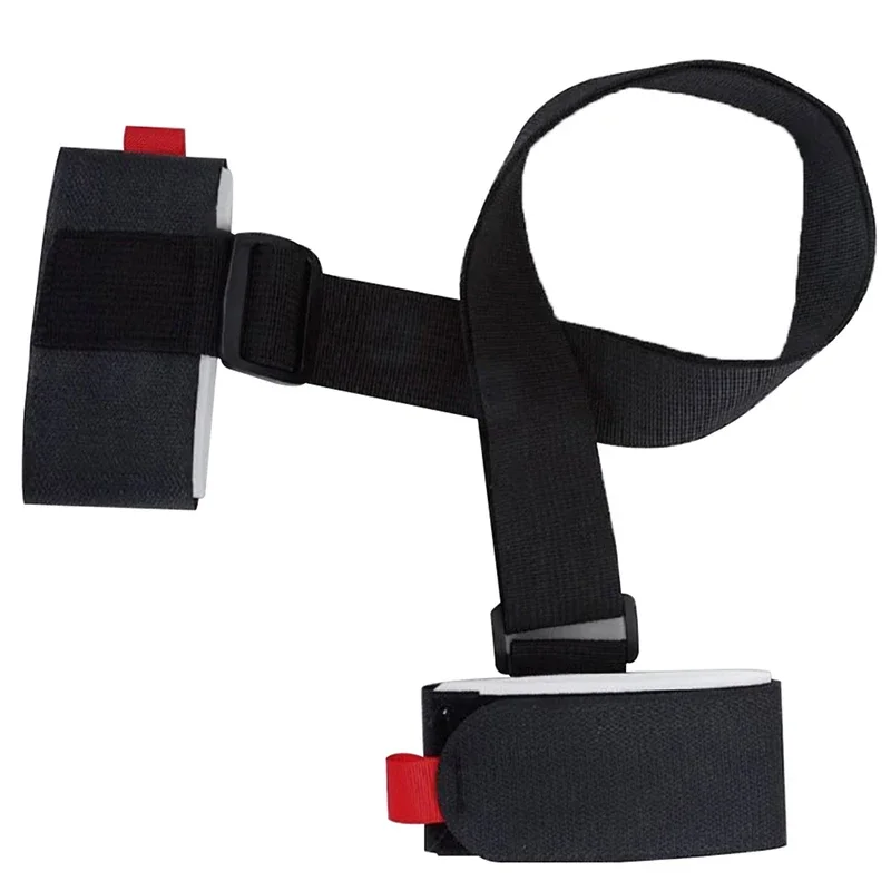 Nylon Skiing Bags Adjustable Pole Shoulder Hand Carrier Lash Handle Straps Porter Hook Loop Protecting For Ski Snowboard image 3