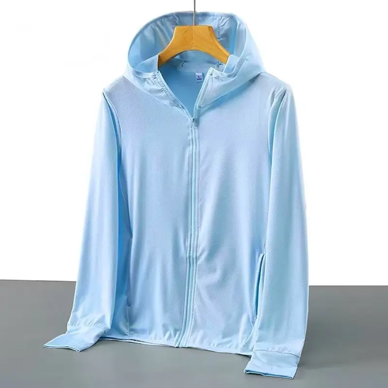 

Quick Dry Long Sleeve UV Protection Clothing Women's Fashionable Breathable Sunscreen Shirt Men's Lightweight Summer Outerwear