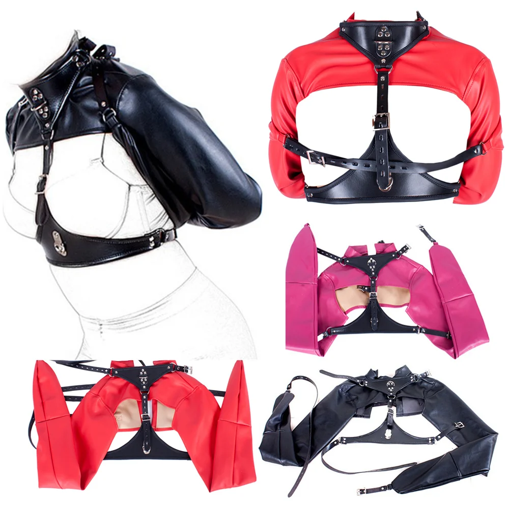 Bondage Restraints BDSM Sex Toys For Adults Couples Leather Chest Harness Adjustable Bondage Gear Erotic Accessories Sexyshop