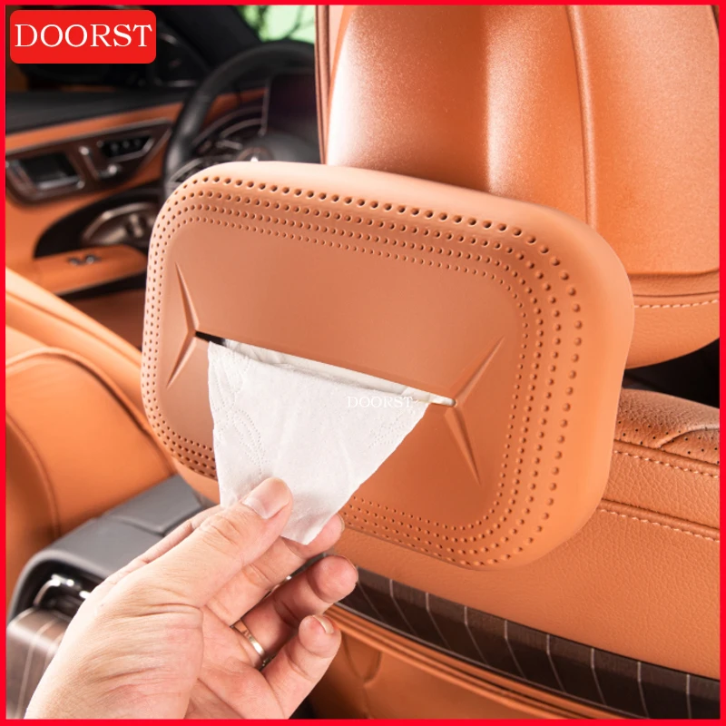 

For Mercedes Benz A C E GLC S Class W177 W206 W214 X254 W223 Silicone Anti Slip Tissue Box Interior Modification Accessories