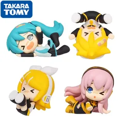 TAKARA TOMY Original Gashapon Hatsune Miku Anime Figure Fall Miku Action Figure Toys for Boys Girls Kids Children Birthday Gifts