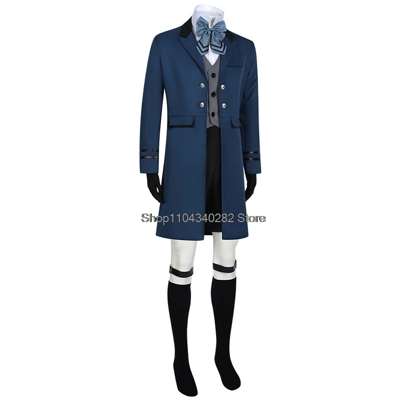 Black Butler Kuroshitsuji - Emerald Witch Anime Ciel Phantomhive Sorriso Costume Cosplay Uniforme Uomo Vestito di Carnevale