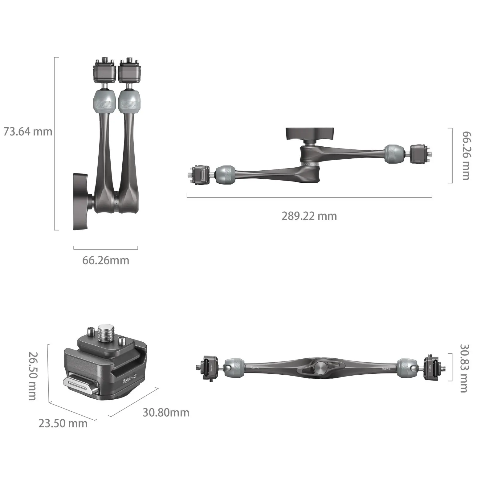 SmallRig HawkLock H21 Quick Release Rosette Magic Arm 11\