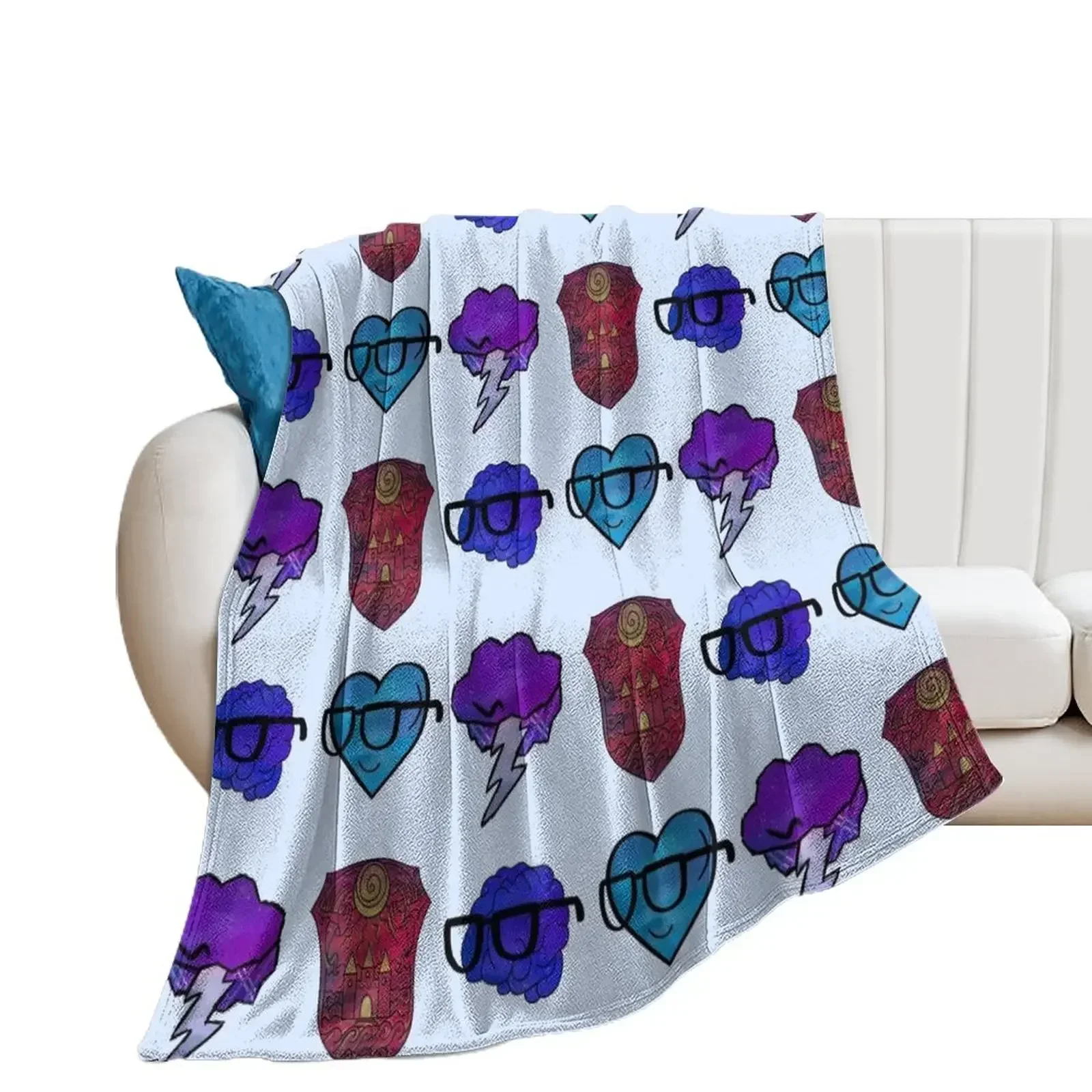 

Galaxy Light Sides Icons Throw Blanket Bed linens Blankets Sofas Of Decoration Travel Thermal Blankets