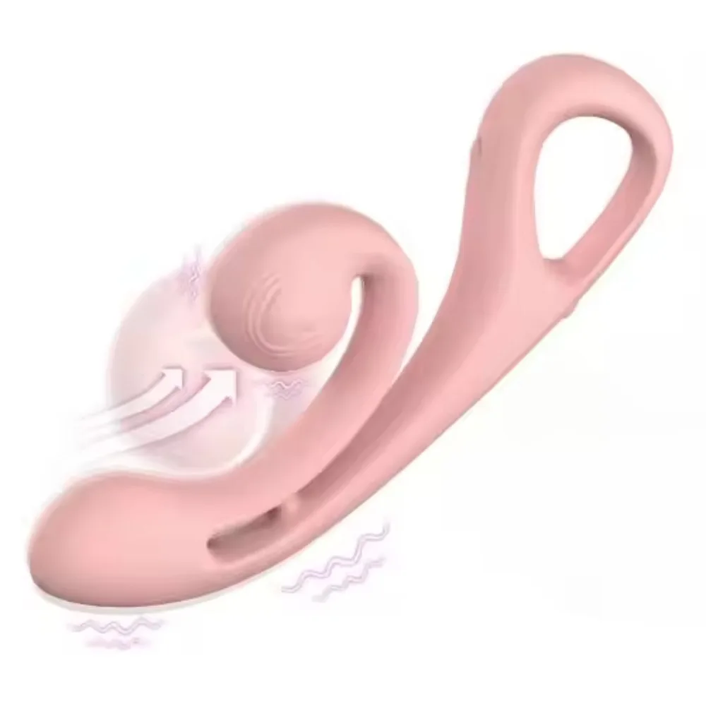 Women's Wearable Vibrator G-Spot Wand Dildo Sucking Tongue IPX7 Waterproof USB Rechargeable 10 Frequencies  40dB Noise for