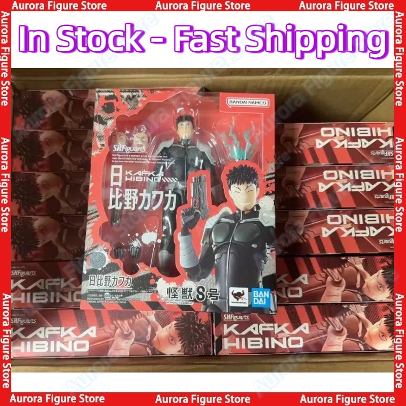 

В наличии 100% оригинал Bandai Kaiju No. 8 S.H.Figuarts SHF Кафка Хибино Аниме Фигурки Игрушки Модели ПВХ Подарочный Коллекционер