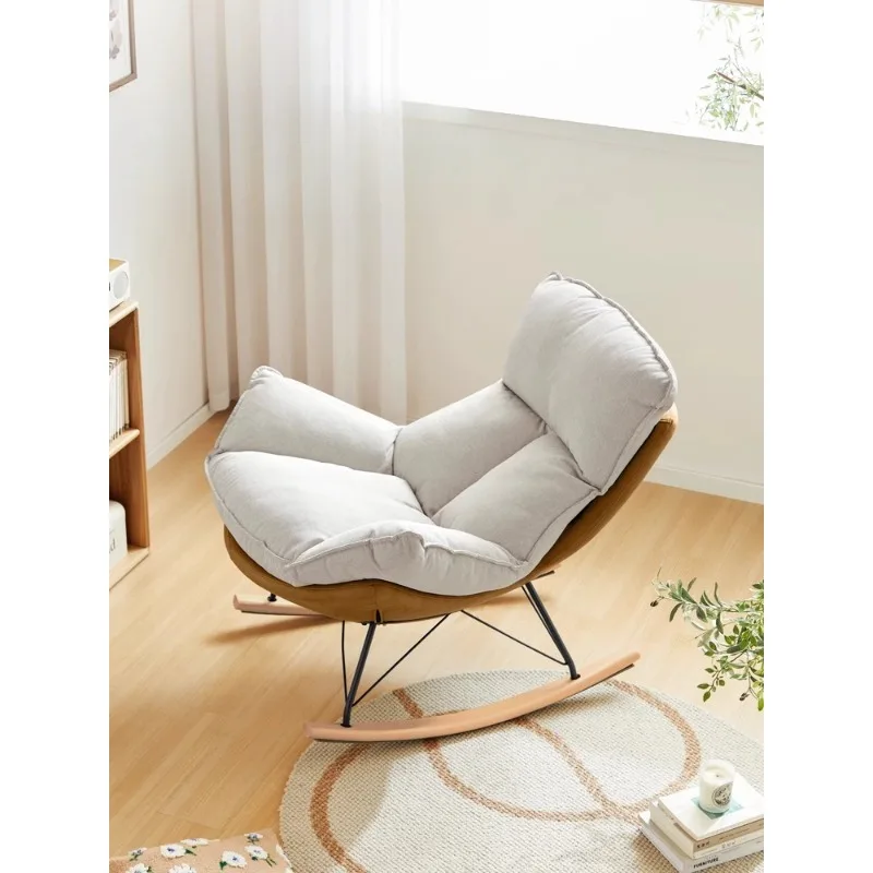 

Comfortable single sofa chair Lazy recliner Internet celebrity eggshell chair Leisure rocking chair