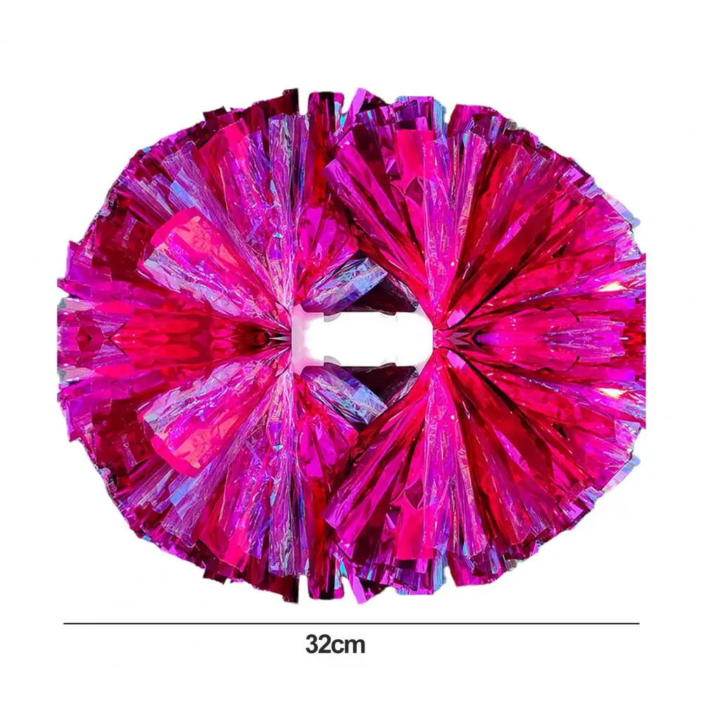 

Мягкий цветочный мяч, двухсторонний помпон, Цветочный мяч для чирлидинга с ручкой для детей и взрослых, спортивный дух для команды