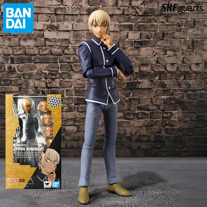 

BANDAI оригинальная серия S.H.Figuarts Tōru Amuro аниме фигурка в сборе украшение для рабочего стола орнамент игрушки Коллекционная модель