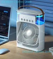 Portable Humidifier  Fan AIr Conditioner Household Small Air Cooler Hydrocooling Portable Air Adjustment for Office 3 Speed Fan
