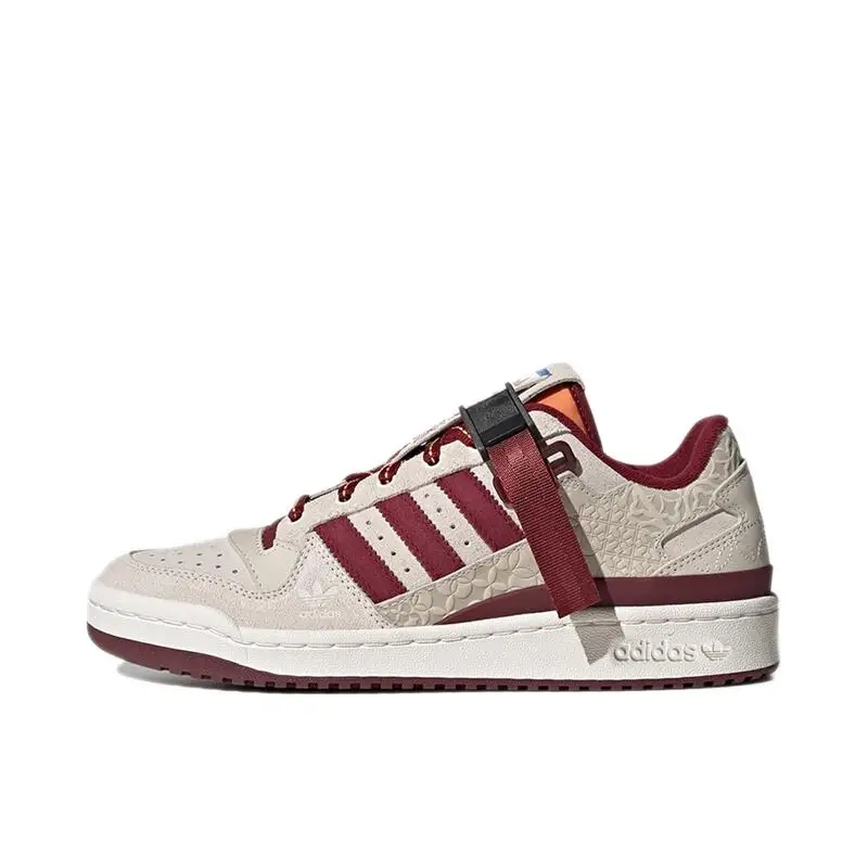 

Adidas Originals Forum Low CNY "Красный/бежевый" GX8866 | Ограниченная серия унисекс с кожаным верхом и деталями лунного Нового года
