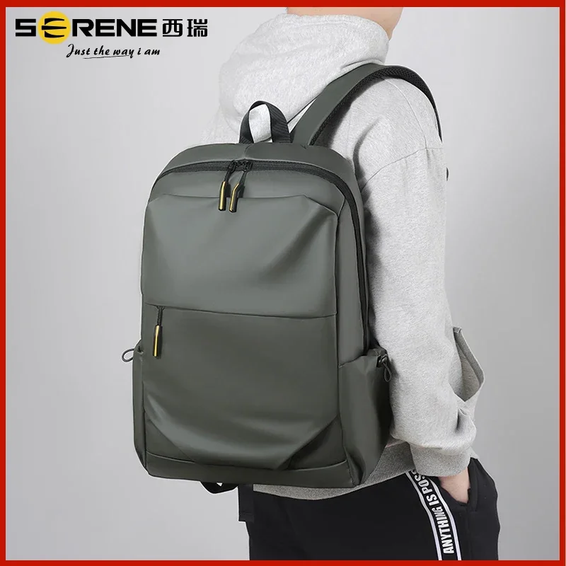 

Backpack 2024 Summer New High Quality Large Capacity Leisure Comfort Shoulder Strap Backpack Business Commuter Men's Computer Ba