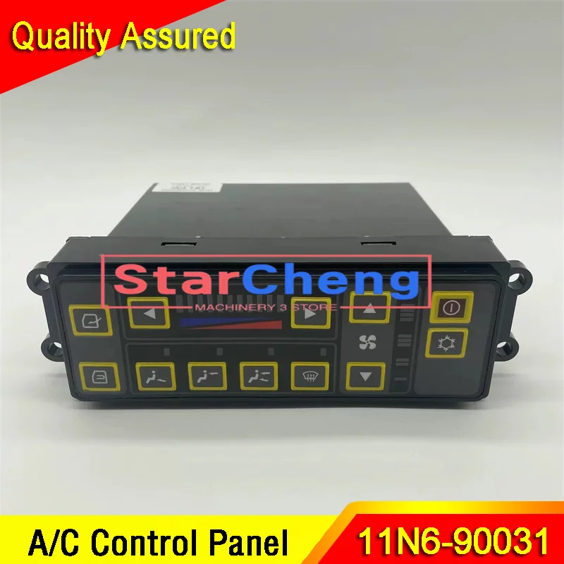 A/C Air Conditioning Panel 11N6-90031 for R-7 R225-7 Excavator AC Control Parts
