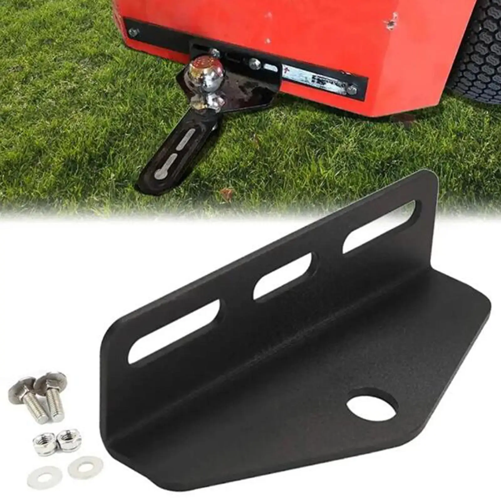 Lawn Mower Trailer Hitch Aluminum Universal Directly Replace Easy Installation Winch Mounting Bracket for UTV Truck SUV ATV