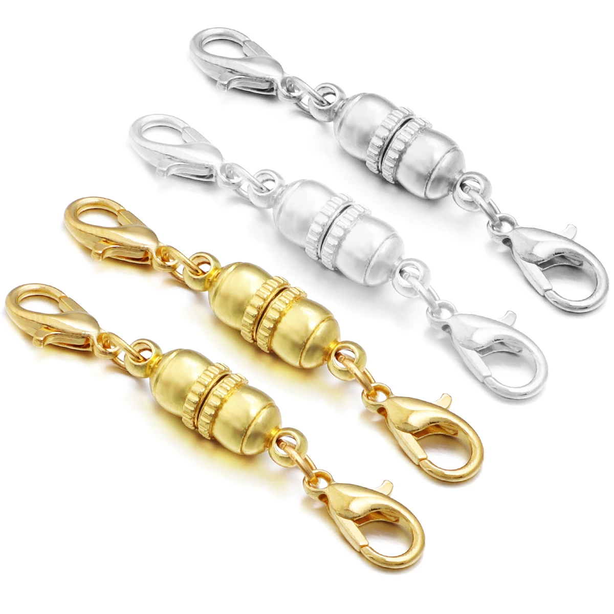 

5Sets Strong Magnetic Clasps 6x18mm Metal Magnet Buckle Hooks Fasteners End Connectors For DIY Jewelry Making Accessories