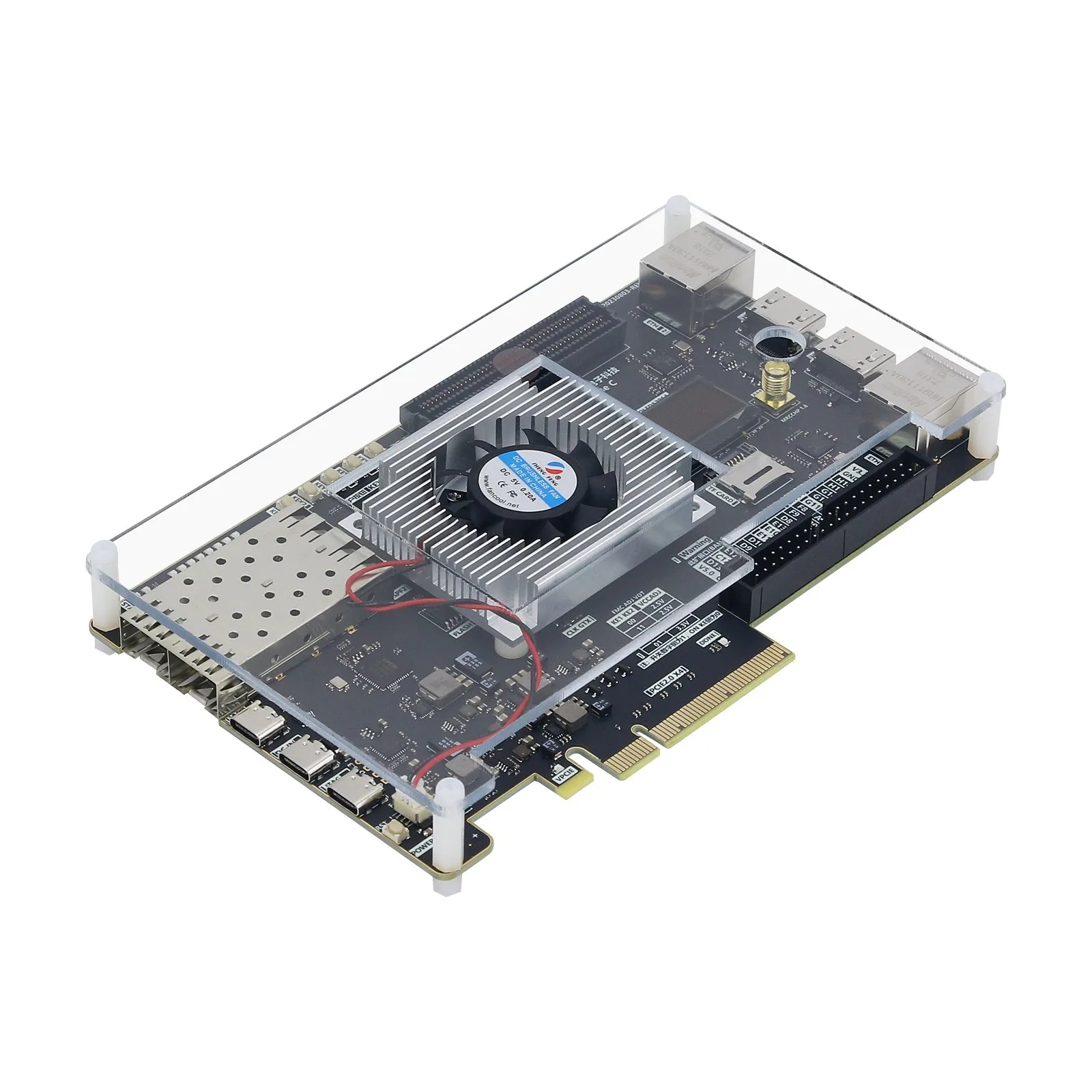 

K7 Base C XC7K325T Макетная плата Плата разработки FPGA с двойным гигабитным портом для Kintex DIY