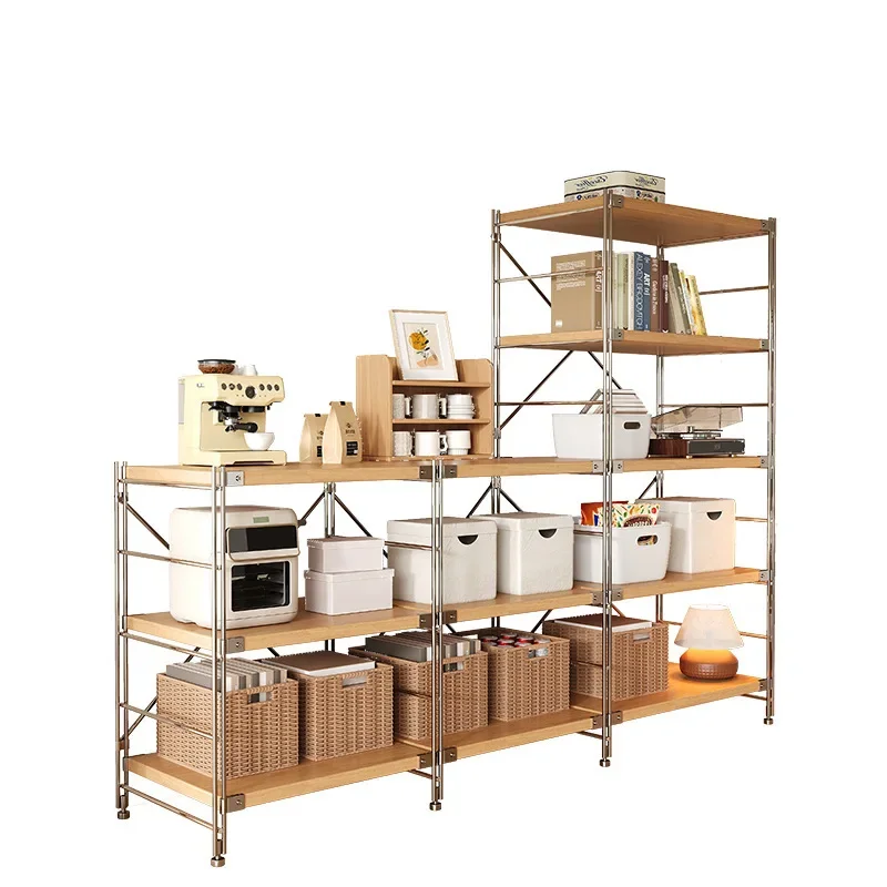 Japanese Shelf for Kitchen for Balcony Reliable Performance Space Saving Thickened Panel Ergonomic Design Floor Protection