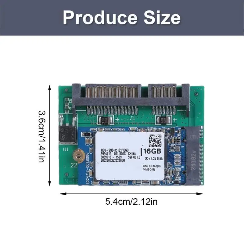 16GB Half-slim Hard Drive Solid States Drive Disk SSDs For Computer Accessory