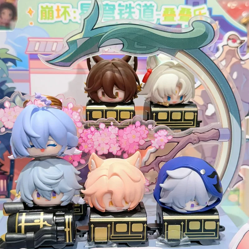 

Набор миниатюрных фигурок Mihoyo Honkai Star Rail Vol. 3 (слепая коробка) – коллекционные аниме-статуэтки персонажей игры, подарочные игрушки, которые можно штабелировать