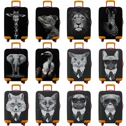 Luggage Cover Stretch Fabric Suitcase Protector Baggage Dust Case Cover Suitable for18-32 Inch Suitcase Case Travel Organizer