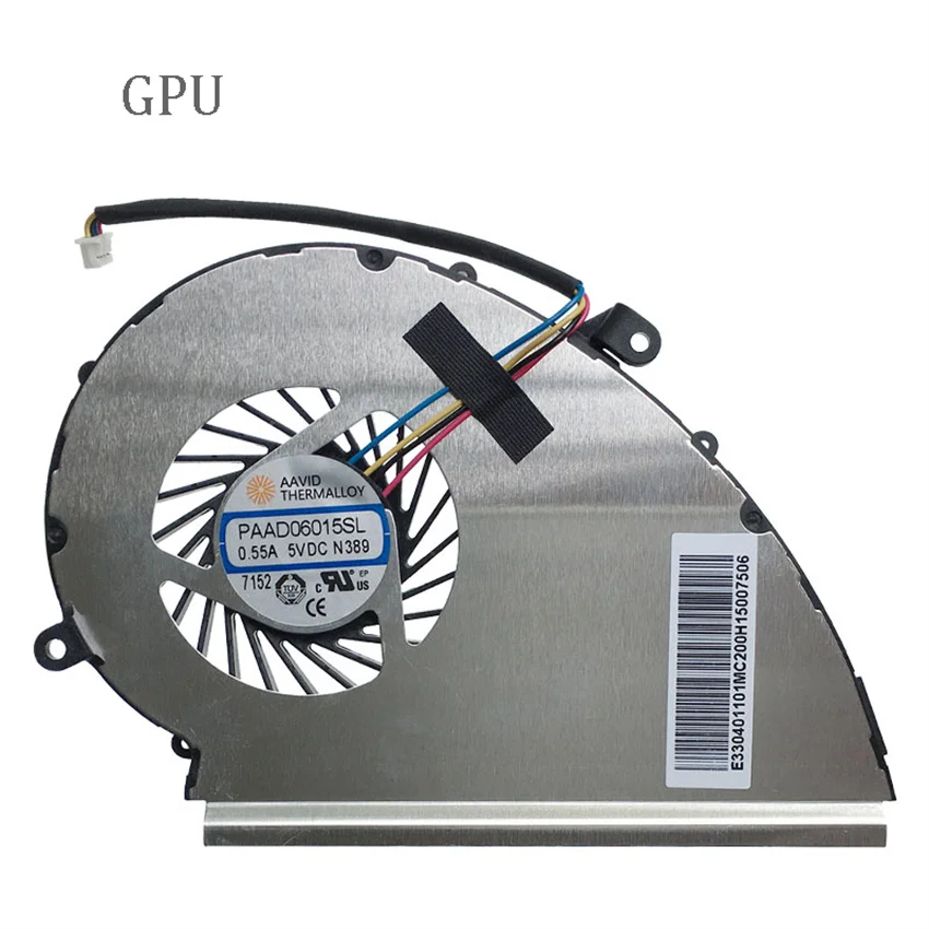 NEW ORIGINAL Laptop CPU GPU Cooling Fan GL72VR GP72vr MS-179B For MSI GE72VR GP72MVR