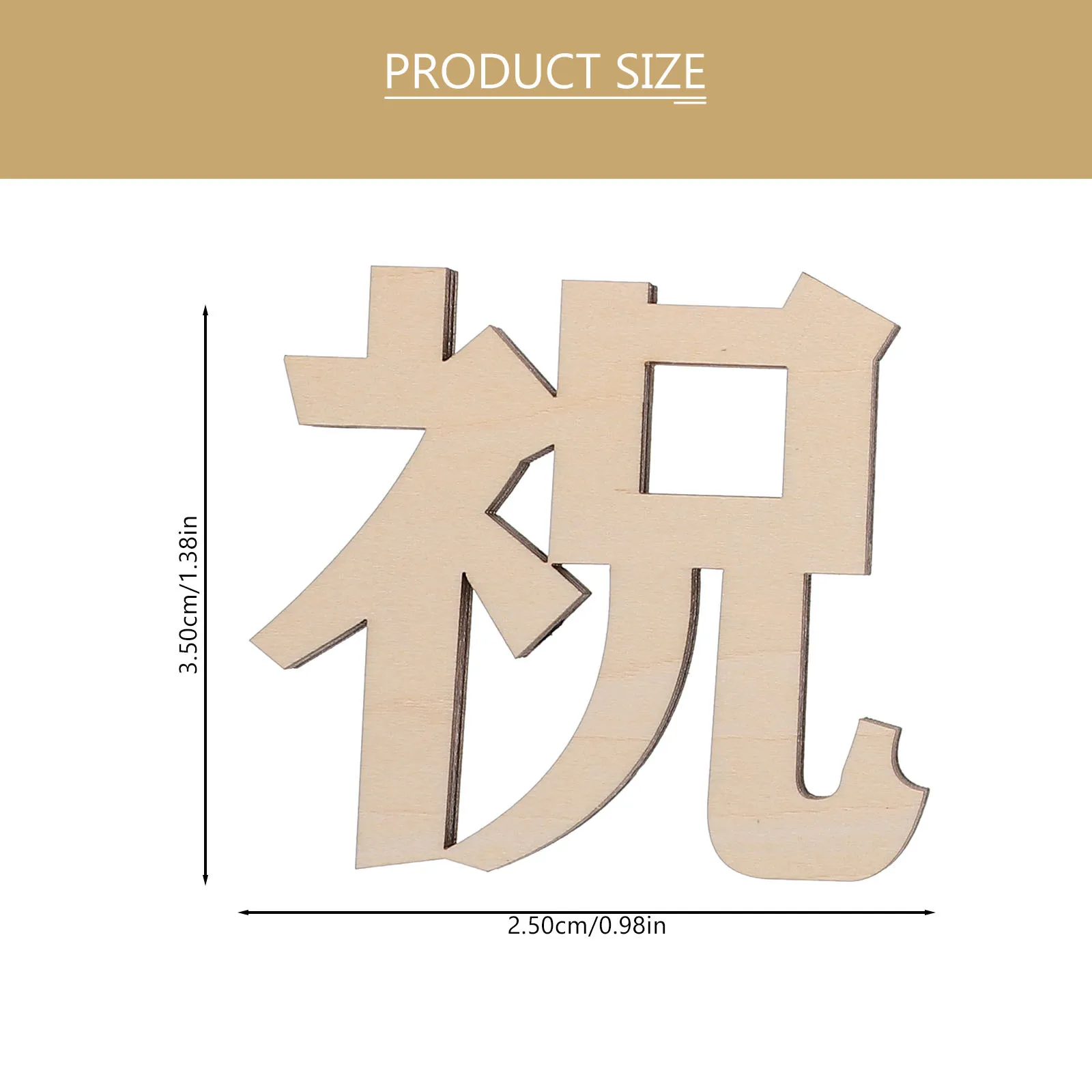 

2 Sets 100 Day Photo Props Wooden Slices Japanese Style Party Decor Anniversary Celebration Accessories Growth Recording