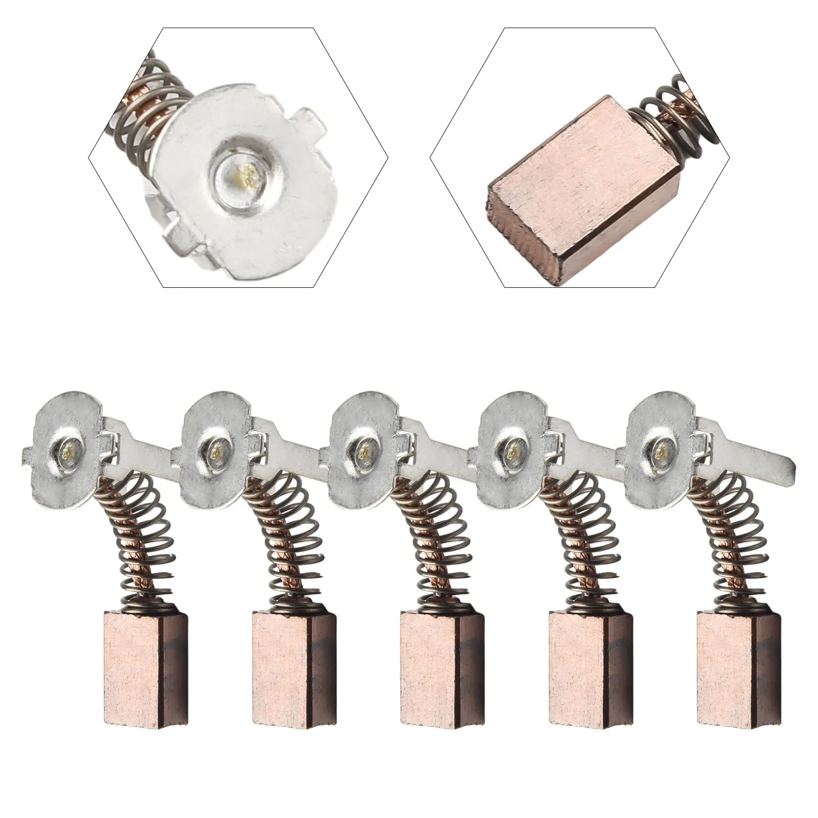 

5 Pcs Carbon Brushes For GSR/GSB140-LI/GSR/GSB180-LI GSB140-LI GSR18V-21 Workshop Equipment Motor Carbon Brushes