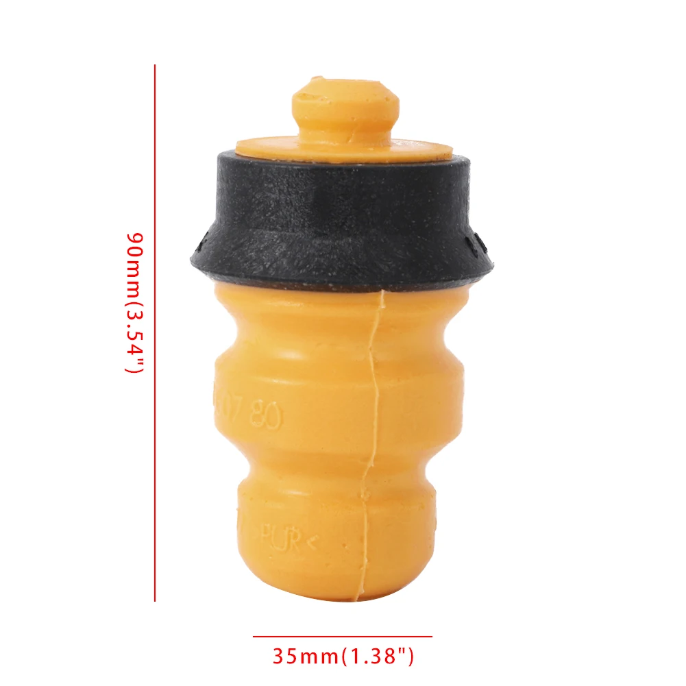 2PCS Rear Axle Suspension Rebound Rubber Buffer Block for Peugeot 207 301 2008 Citroen C3 Celysse 516680 / 9804750280