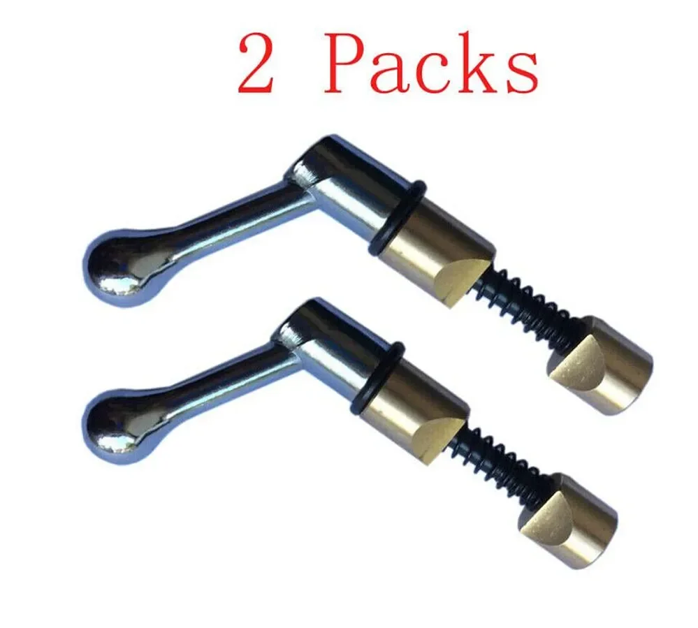 

2PCS Milling Machine Table Lock Handle 5/16 Brass Sleeve Vertical Mill Tool For Bridgeport Part