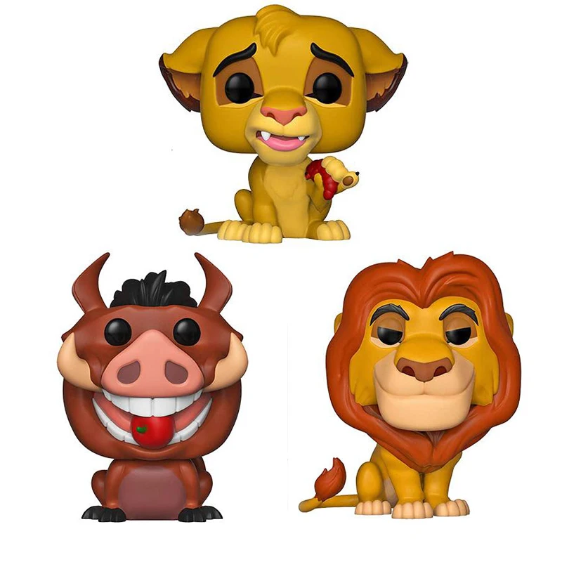 The Lion King Little simba MUFUSA PUMBAA Scar Figure Collection Vinyl Doll Model Toys