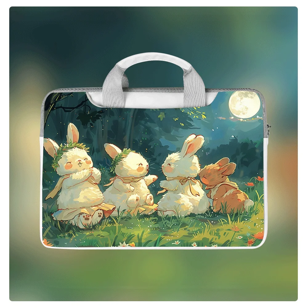 

Gift Cartoon Rabbit Handbag 14 15 16 Inch Waterproof and Shockproof Laptop Case School Office Travel Daily Use New Hot Selling