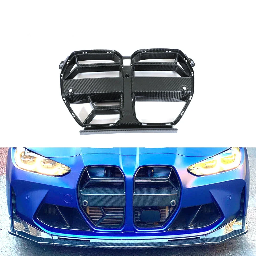 Dry Carbon Fiber G82 M4 Competition CSL Grill For BMW G80 M3 G82 G83 M4 2020-2022