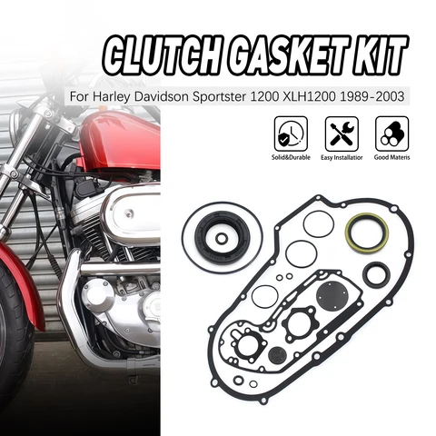 Комплект прокладок основной крышки сцепления Accesorios Moto для Harley Davidson Sportster 1200 XLH 1200 1989-2003 XLH1200C XLH1200 XLH1200S