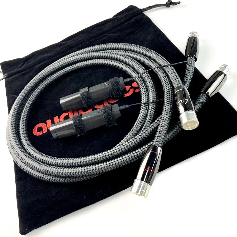 

New Wel Signature PSS Silver RCA / XLR Balance HiFi Audio Cable with Carbon Fiber 72V Battery for Amplifier CD Player