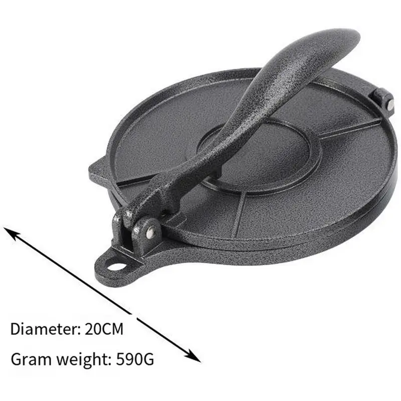 AB47-Multifunctional 20Cm Manual Tortilla Press Dough For Pizzas Pies Patty Makers - view 4