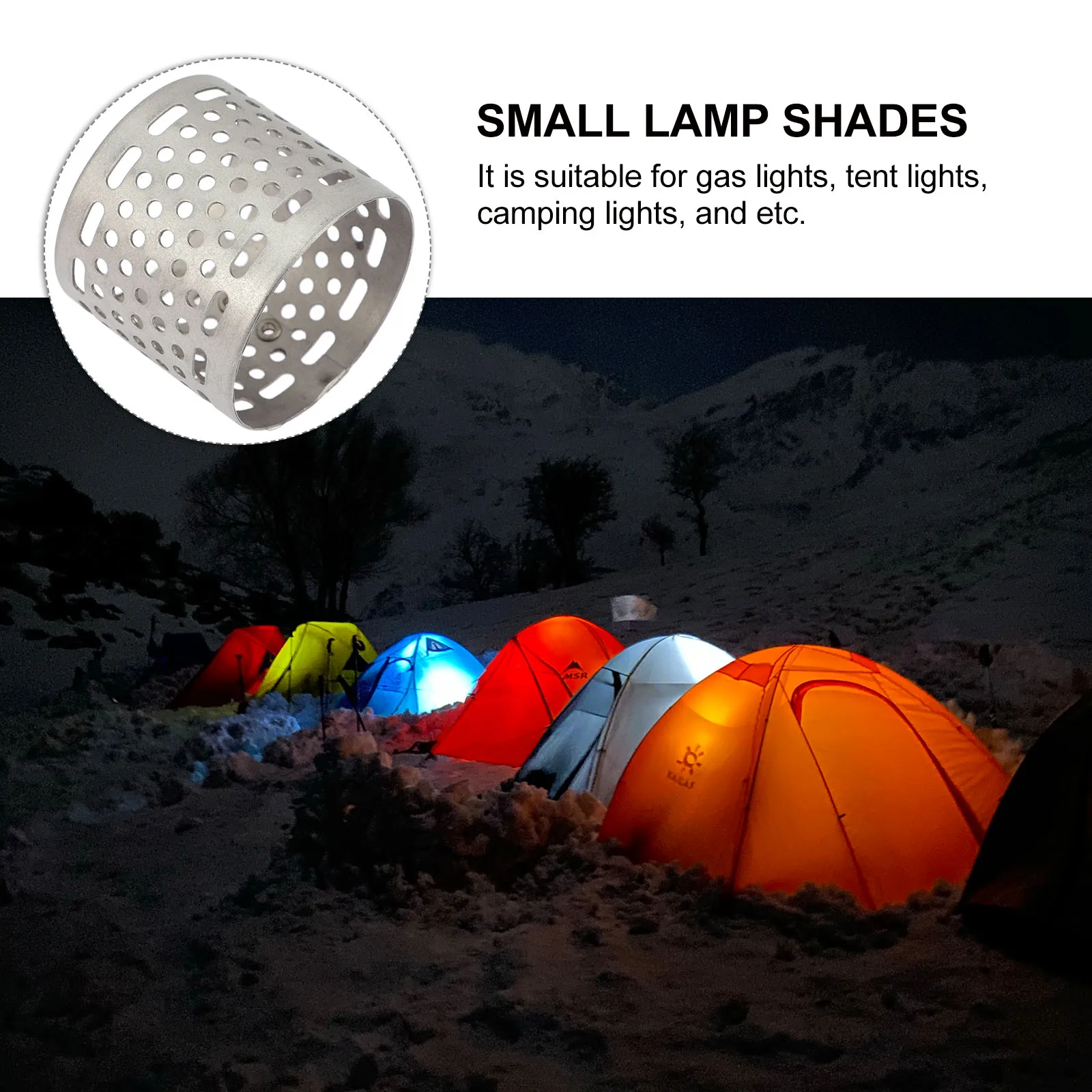 

Cylinder Glass Lamp Shade Cover for Camping Light Tent Outdoor Gas Lamp Heat Resistant Not Easy to Crack Replacement