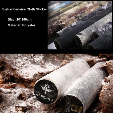 Tactical Camouflage 20X150CM Gunskin Gear Skin Super Elastic Self Wrap Waterproof Hunting Belt