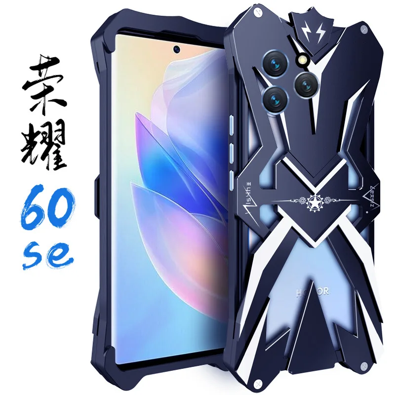

Applicable to Honor 60se Phone Case Metal Phone Case Protective Shell Shockproof and Drop-Resistant