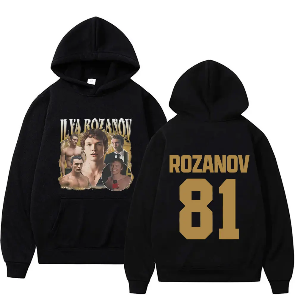 

Heated Rivalry Ilya Rozanov Hollanov 81 Print Hoodie Men Women Casual Oversized Streetwear Male Fashion Vintage Pullover Hoodies