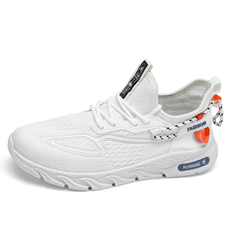 

Men's motorcycle shoes, breathable fly woven shoes, casual running sports shoes, trendy shoes