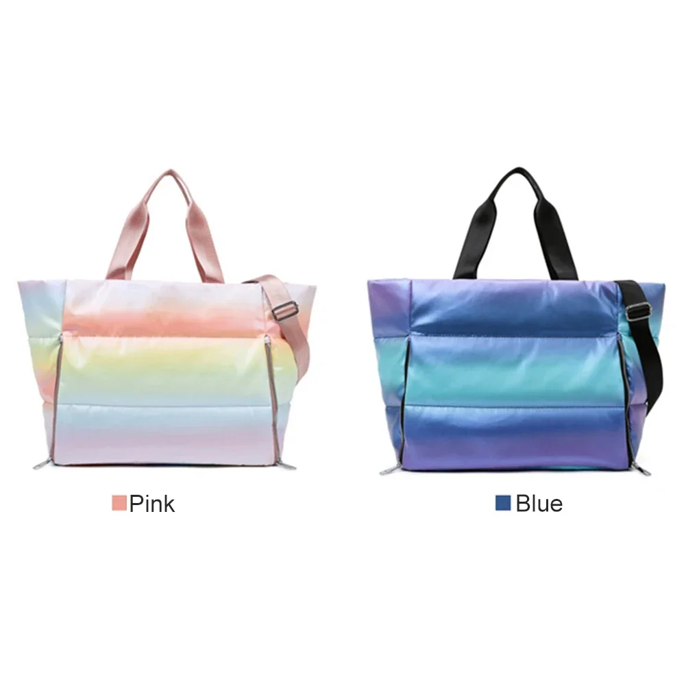 

Sports Yoga Bag with Yoga Mat Holder Gym Tote Bag LightWeight Dry Wet Separation with Zipper&Handle Gym Essentials Accessories