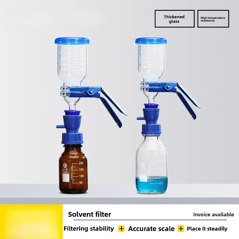 

GL45 Thread Reagent Bottle Filter Device Blue Cap Solvent Filter Adapter with Microporous Membrane