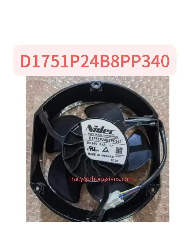 D1751P24B8PP340 Inverter cooling fan 17251/24V 3.4A violent fan
