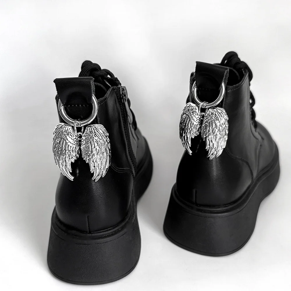 Y2K Gothic Style Angel Wing Rose Heart Cross Shoe Boot Pendants Suitable for Parties And Daily Wear Personalized DIY Decorations
