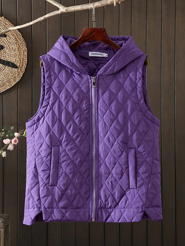 

Легкий теплый женский тюнет большого размера, повседневный вязаный жилет с капюшоном, универсальная верхняя одежда свободного покроя, модный дизайн