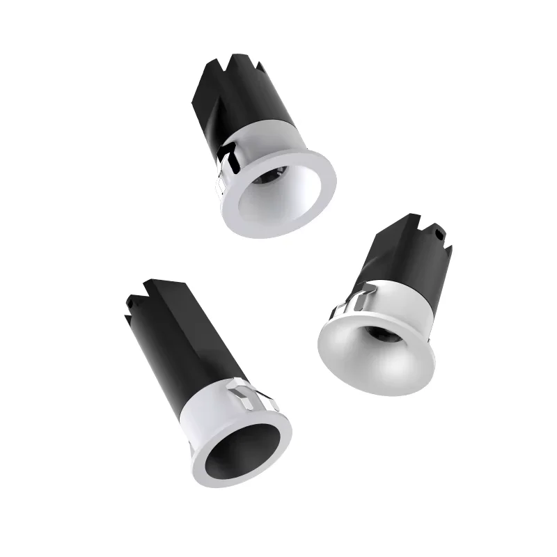 

Mini Deep Anti-Glare COB Spotlight 2W 3W 5W 7W 9W 10W 12W Dimmable 120V 220V Aluminium Small Downlight CRI97 For Modern Home